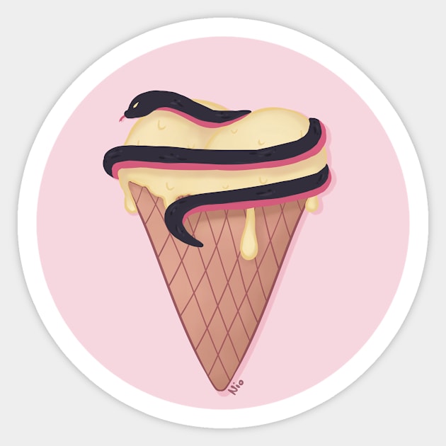 Ineffable Ice Cream 2 Sticker by N-Nio